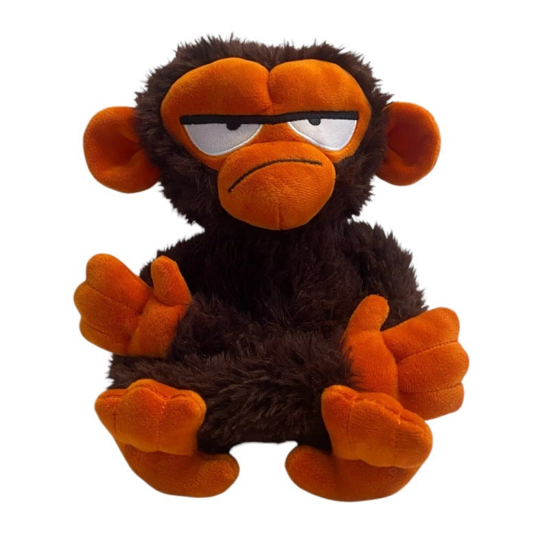 Figrhub® Grumpy Monkey Plush – Mood Edition